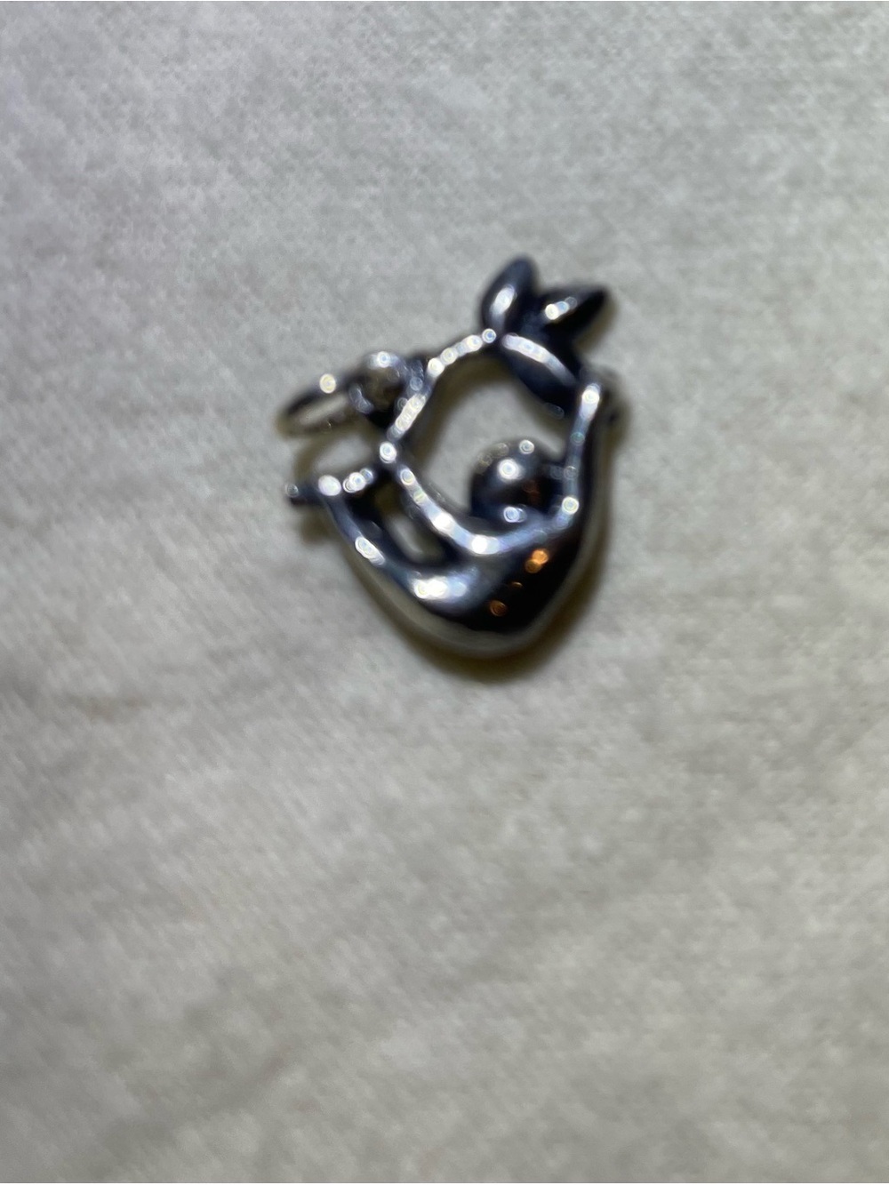 James Avery Silver Sloth retired charm - Picture 5 of 7